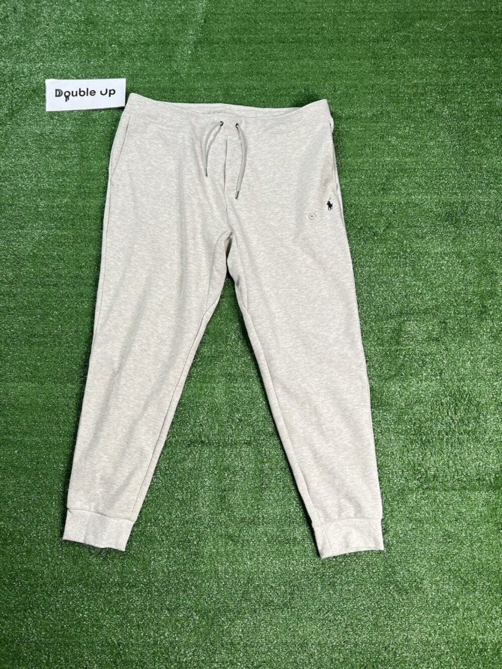 Polo Ralph Lauren Men Size Xxl Classic Fit Double Knit Jogger Pants Gray Grey